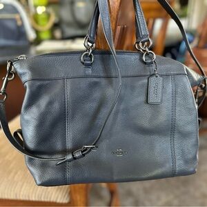 Coach Navy Leather Women's Bag